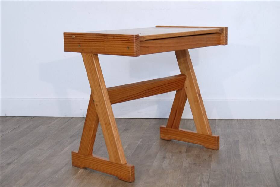 Vintage wooden desk from Maison Regain