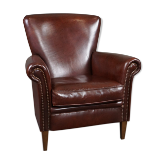 Fauteuil en cuir de mouton