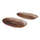 Two oval serving dishes in sandstone from Salins les Bains year 60/70