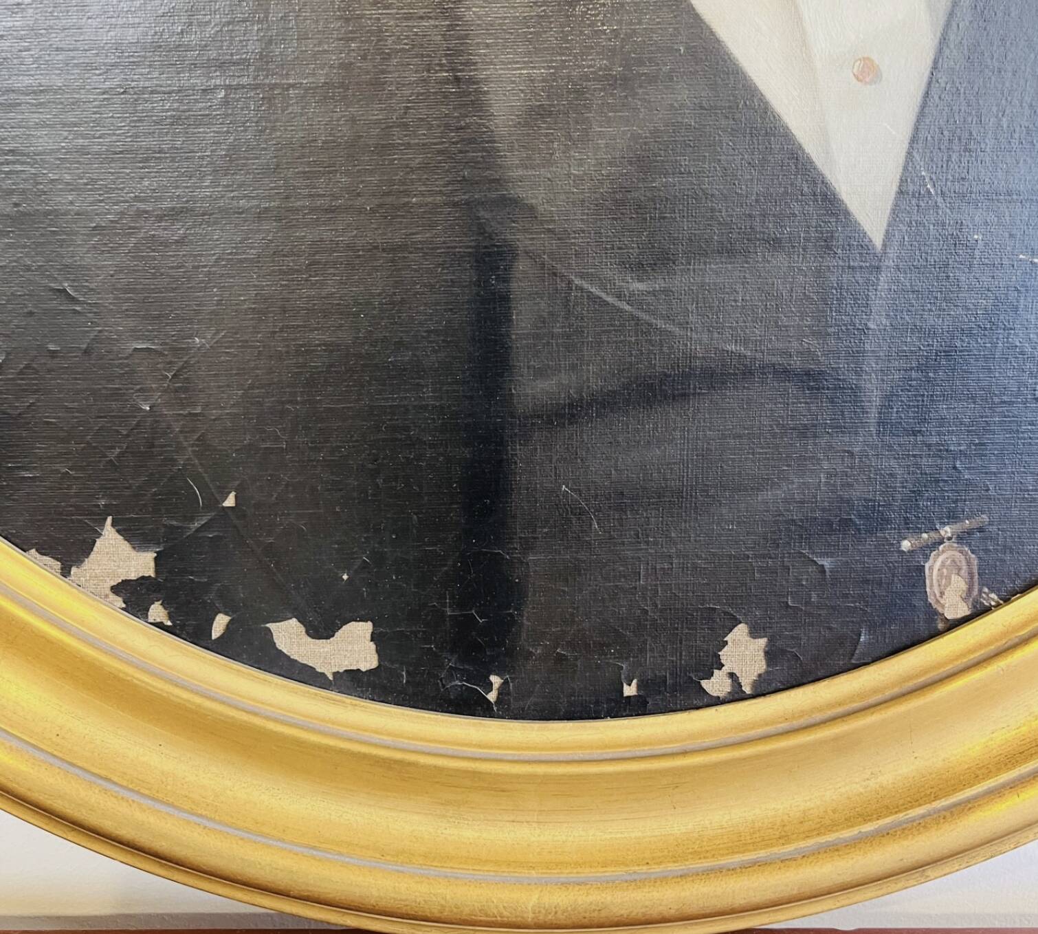 Oil painting on canvas – Portrait of a man 19th century