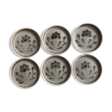 Lot of 6 dessert plates