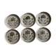 Lot de 6 assiettes à dessert
