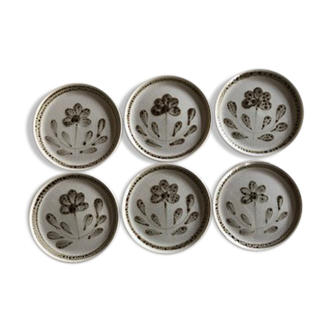 Lot of 6 dessert plates