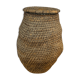 Panier en paille tressée