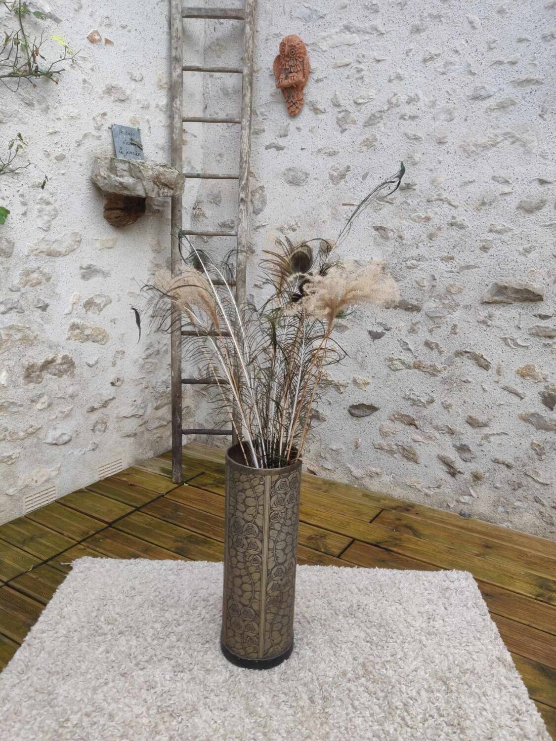 Art deco umbrella stand