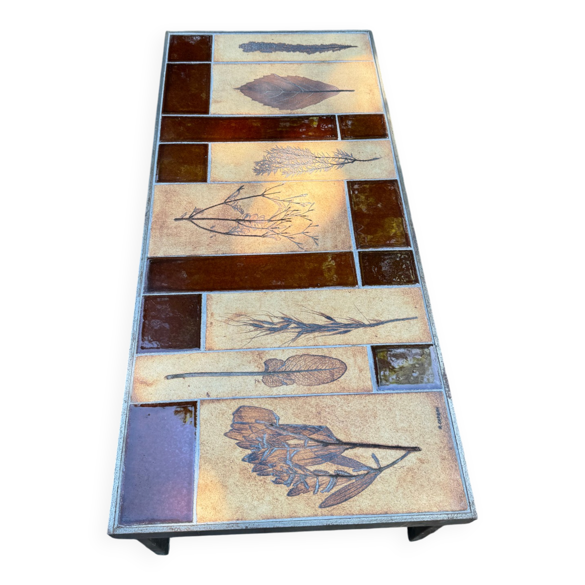 Table basse Roger Capron série « les Herbiers »
