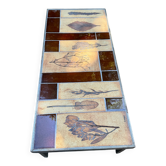 Roger Capron coffee table from the "Les Herbiers" series.