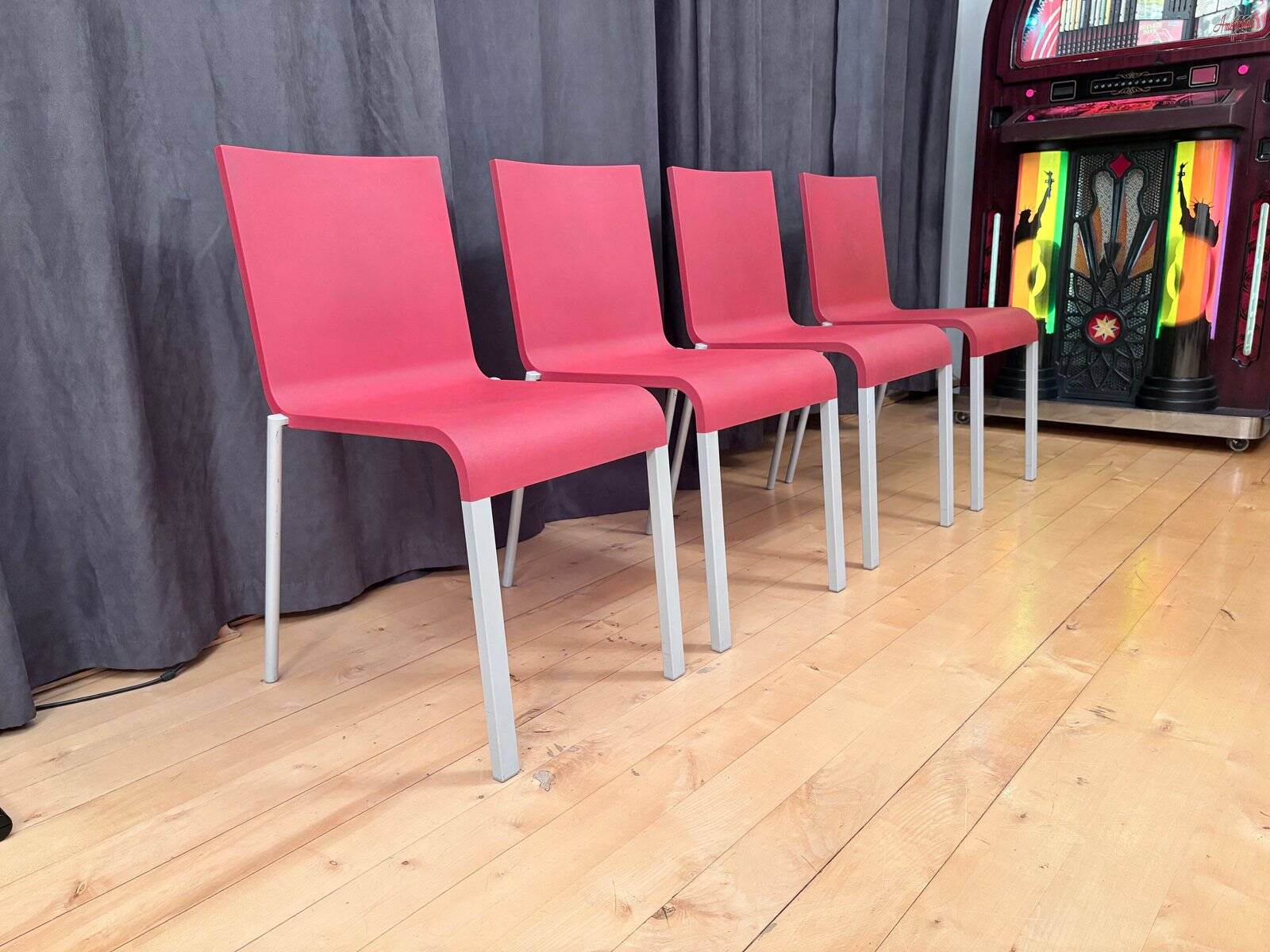 Model .03 stackable chairs by Maarten van Severen for Vitra, Switzerland, 2011, set of 4