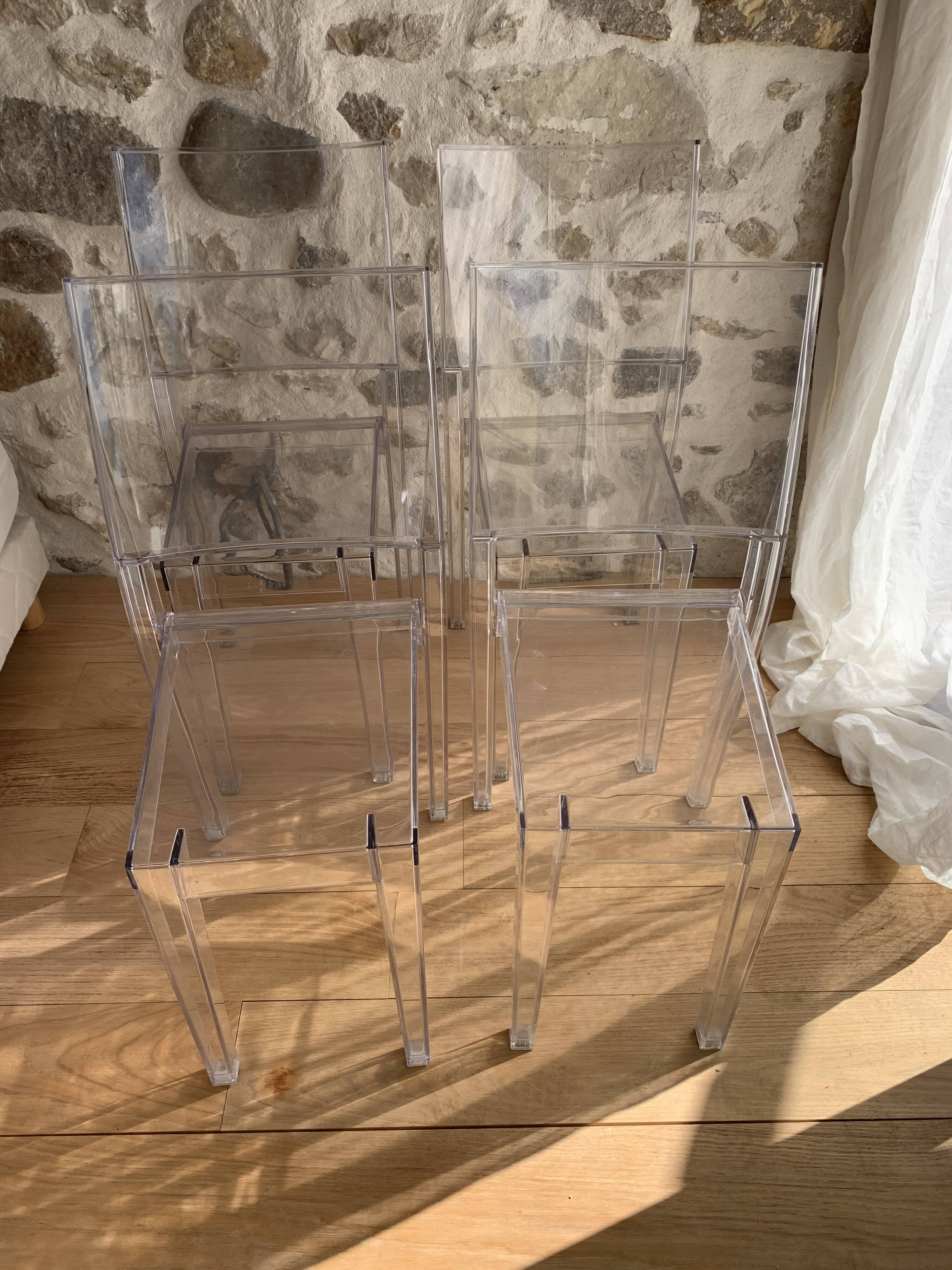 4 la marie chairs, philippe starck for kartell