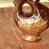 Ceramic rooster pitcher
