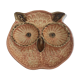 Vallauris ceramic owl trinket bowl