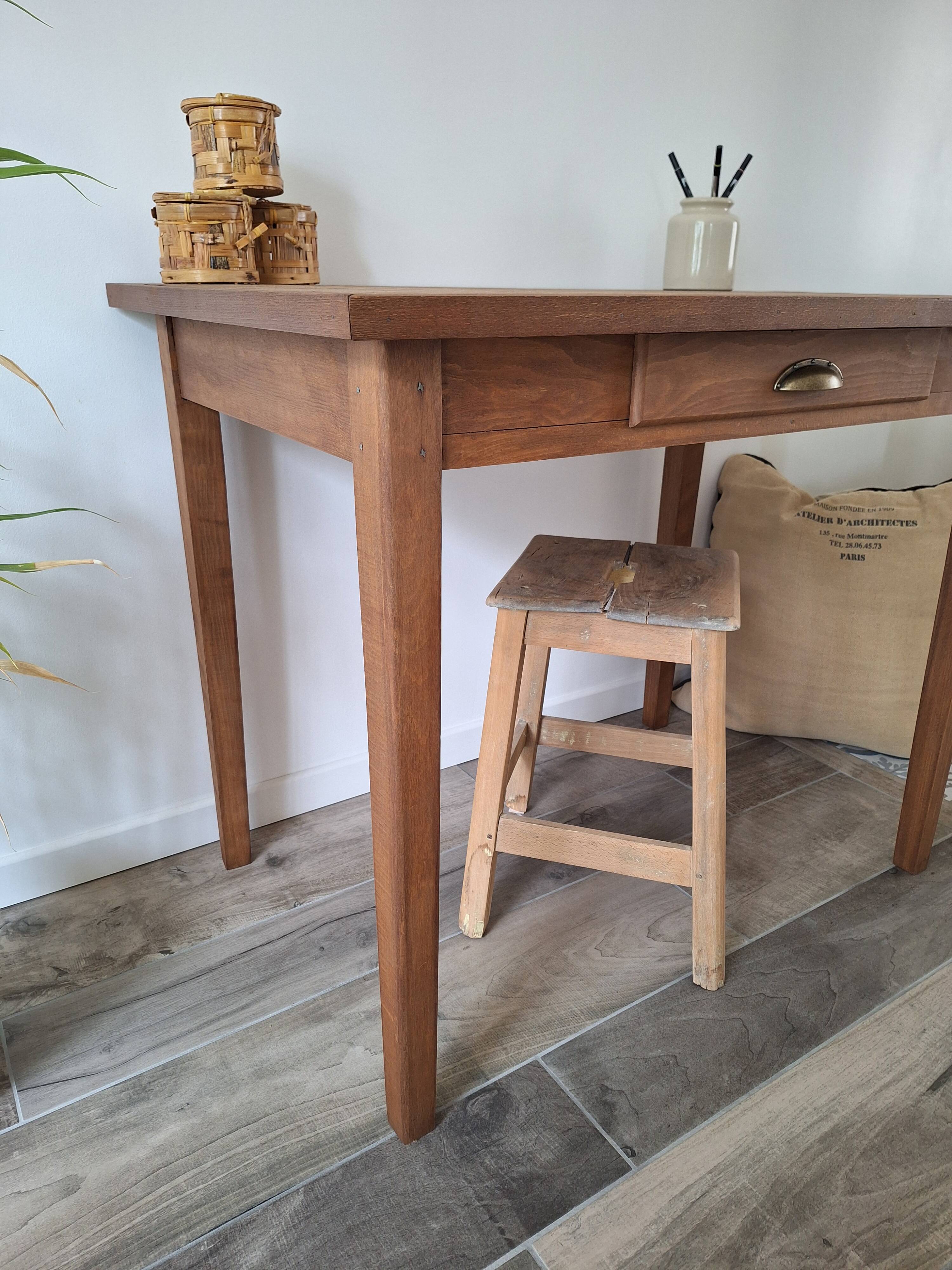 Bureau / Table d'appoint de ferme style campagne