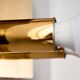 Brass wall lamp
