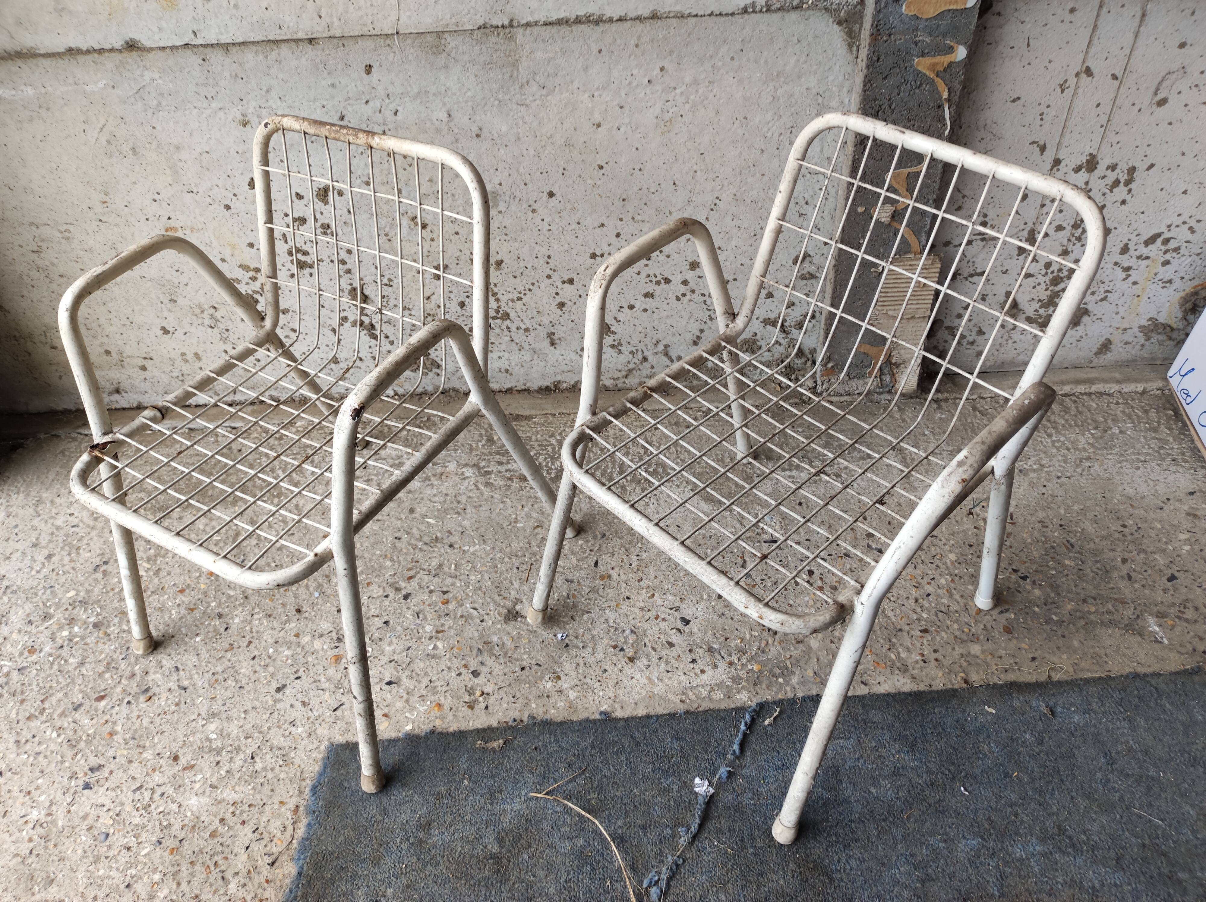 Vintage Rio EMU metal children's chair chair