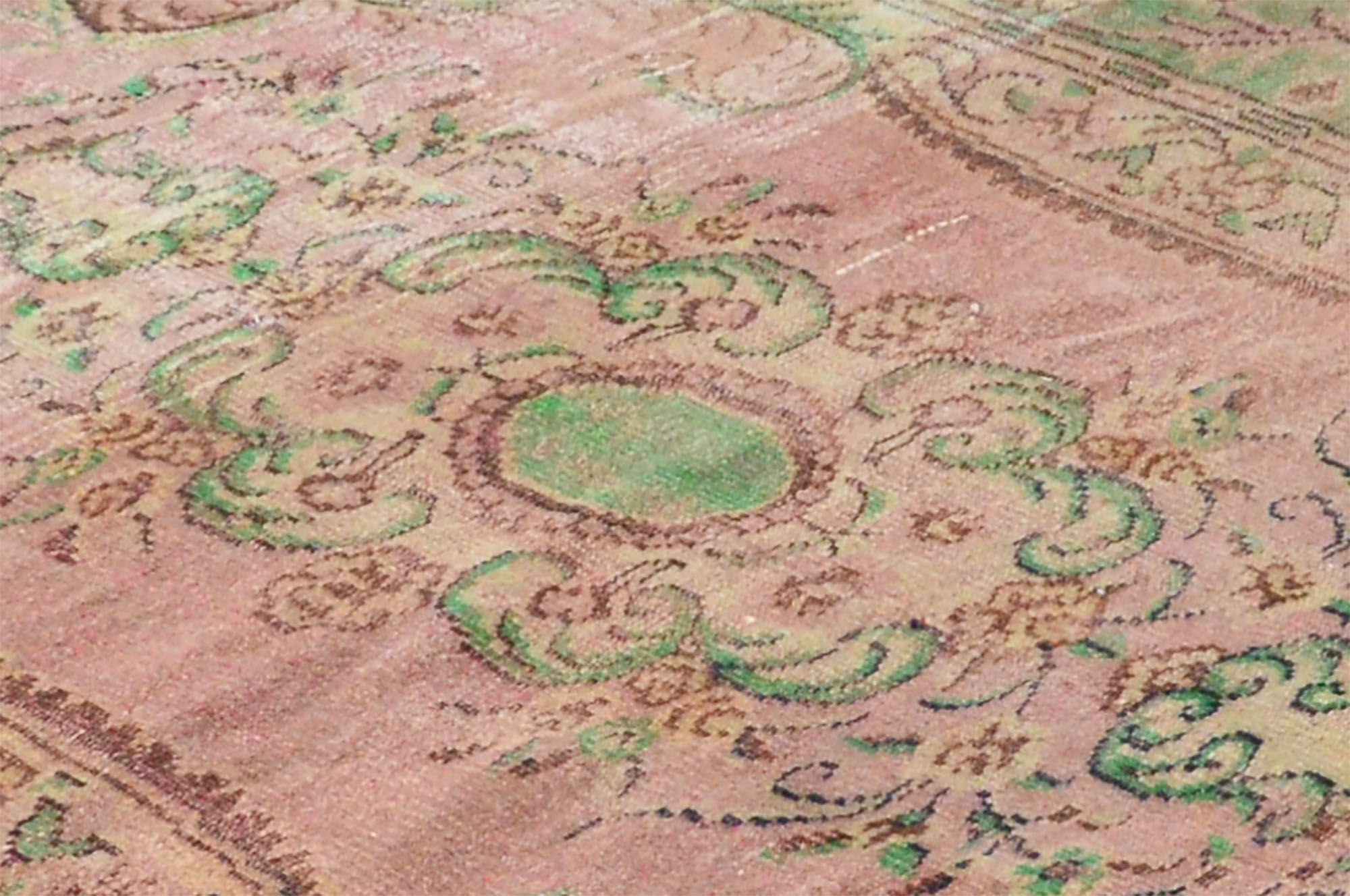 Anatolian handmade vintage rug 289 cm x 204 cm