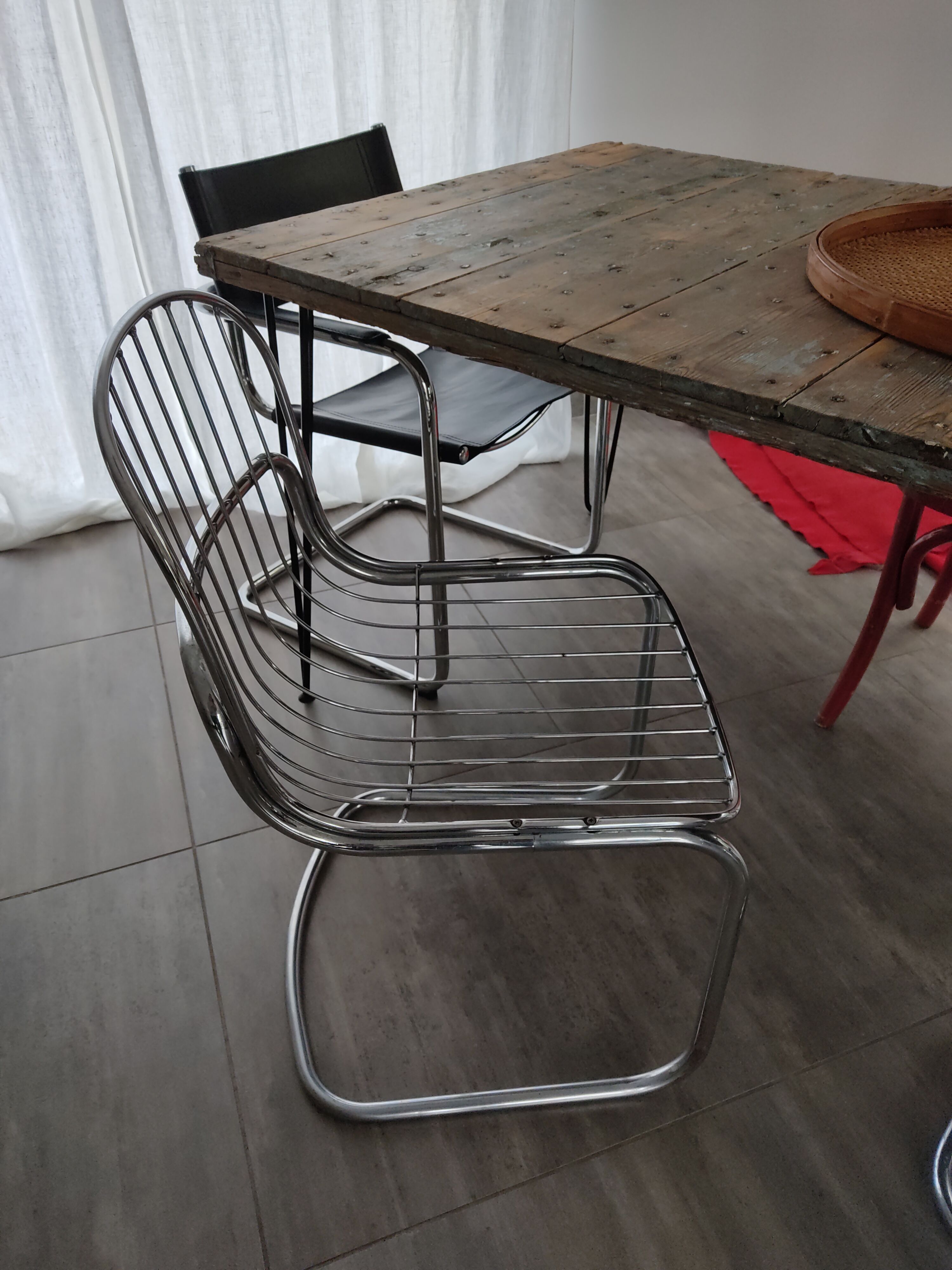 Set of 4 Gastone Rinaldi chairs