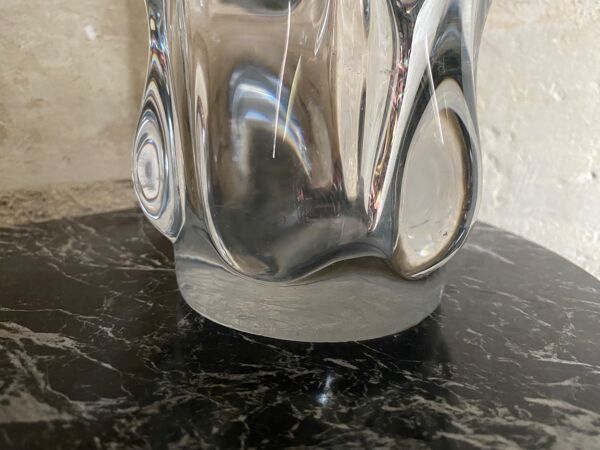 Vase girafe en cristal de vannes