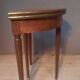 Table demi lune en acajou