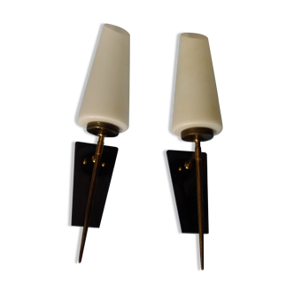 Pair of vintage torch