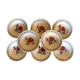Set of 8 hollow plates in earthenware