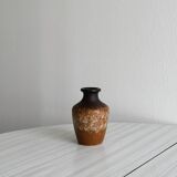 Small decorative vase in glazed ceramic