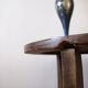 Table d'appoint en bois ancienne