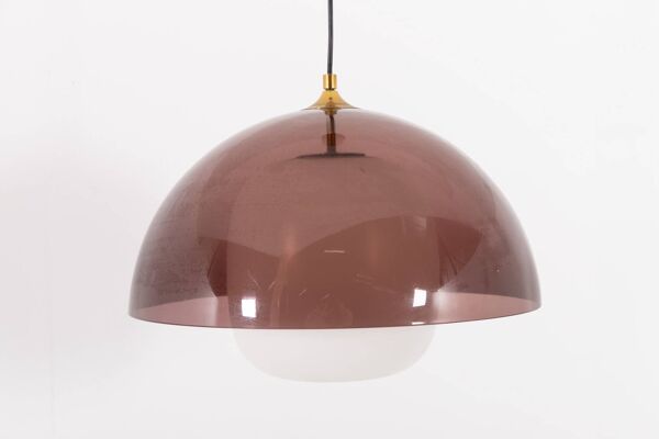 Lampe à suspension italienne moderne de Stilux Milano, années 1970