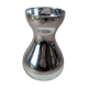 Vintage silvered glass vase