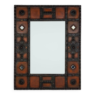 Vintage wall mirror by Palladio, Italy, 1960s