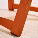 Beech foldable chair by Aldo Jacober for Alberto Bazzani, set of 4.