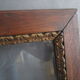 Old oak frame, golden rim
