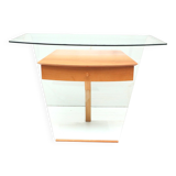 Beautifully designed vintage Italian design television cabinet from the 1970s