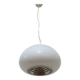 Vintage Black & White pendant glass lamp, Flos 1965