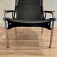 Paire de fauteuils relax inclinable cuir noir design "Hans Eichenberger" 19
