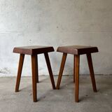 2 S01 stools by Pierre Chapo, 1970