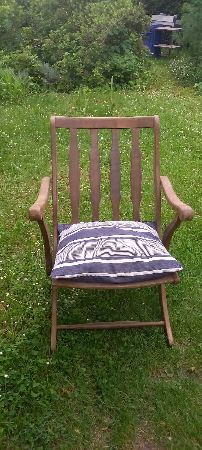 Fauteuil bois pliant