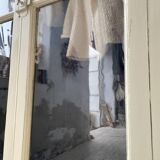 Glazed hosiery cabinet showcase