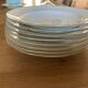 White Limoges plates