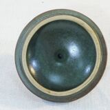 Sugar bowl in flammé rigging signed Denbac