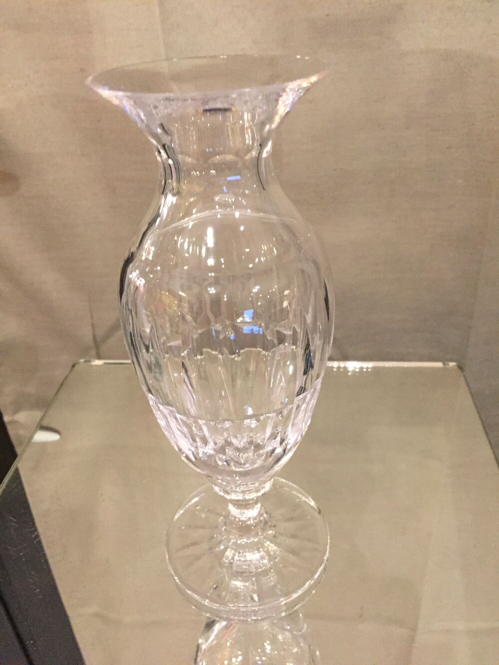Crystal soliflore vase