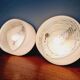 Holophane industrial ceiling light in white and transparent opaline glass (7 available)