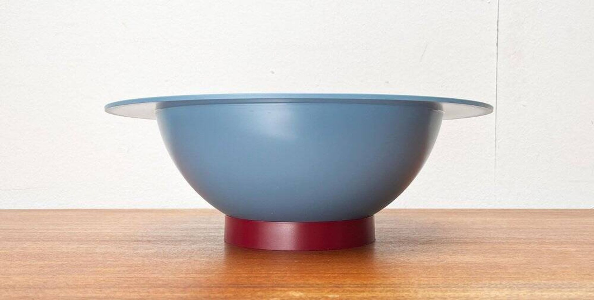 Euclid salad bowl from the Italian postmodern series by Michael Graves for Alessi, 1980s.