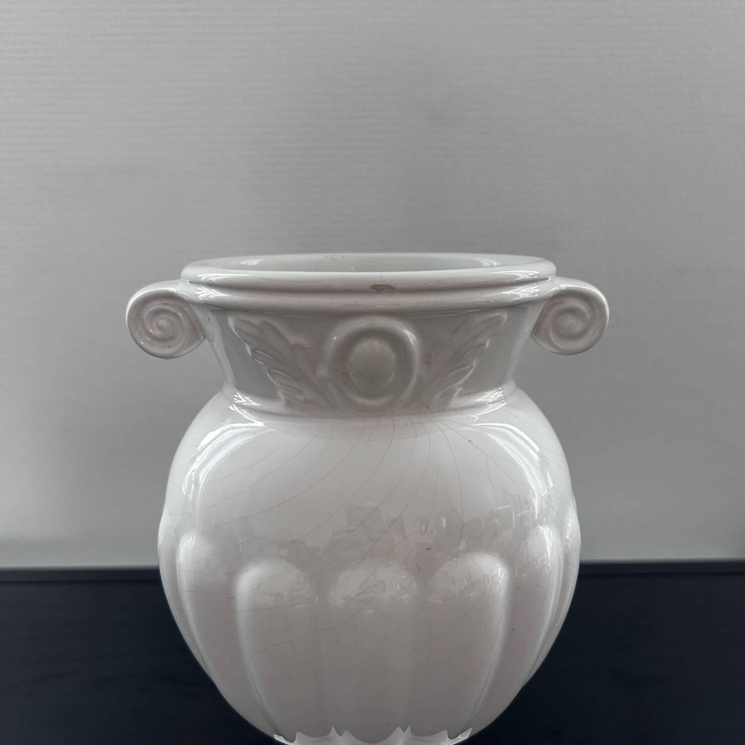 Medici style white vase