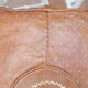 Pouf marocain vintage cuir