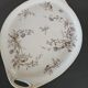 Large oval porcelain dish 19th century Hache Pépin-Lehalleur Vierzon