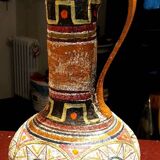 Large glazed ceramic vase from the 60s/70s, Italian design Mamma Ró Lucca.