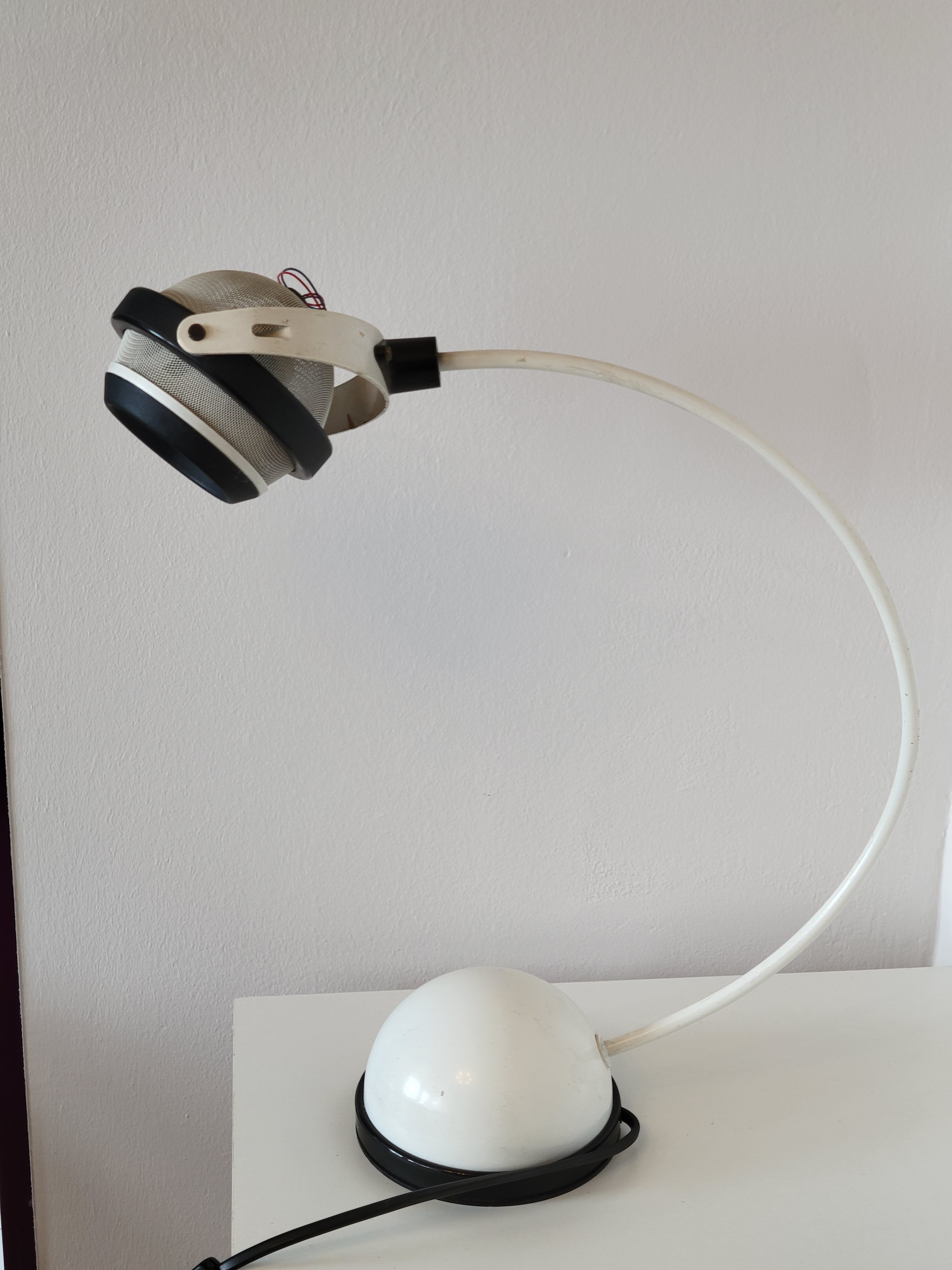 Vintage table lamp Veb Narva Rosa Luxemburg made in GDR