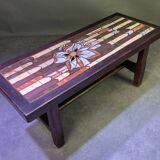 Wooden and ceramic coffee table