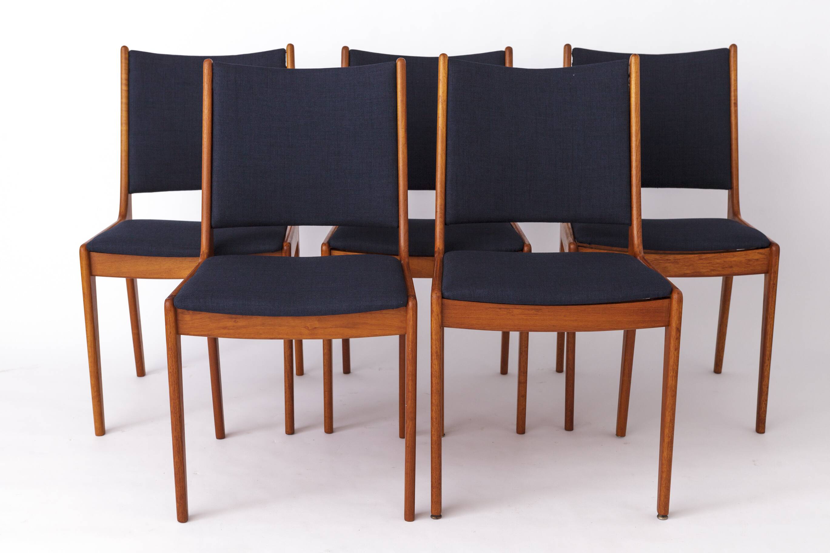 4 of 8 Johannes Andersen Dining Chairs | Danish Teak Mid-Century Design
