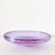 Grande coupe en verre violette 1970
